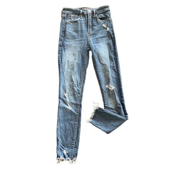 Abercrombie and Fitch Simone High Rise Ankle Jeans 00/24 - Picture 1 of 8
